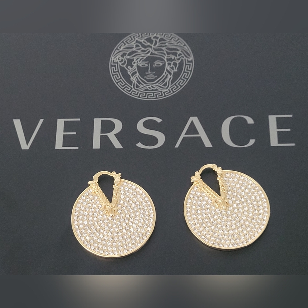 ***BRAND NEW VERSACE BLING EARRINGS***
